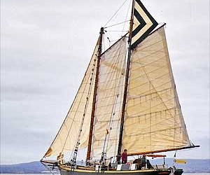 Thumbs Up Yacht Delivery – 60ft Gaff Schooner